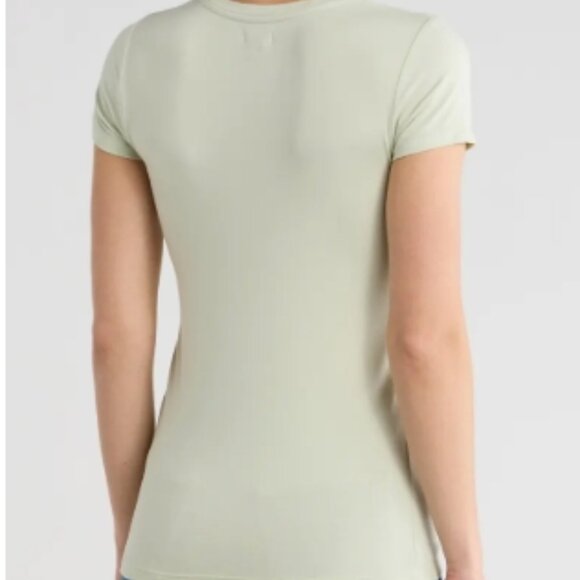 L’AGENCE Ressi Crewneck Tee Light Moss XS NWT - Picture 4 of 11